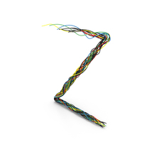 Colored Cable Z PNG & PSD Images