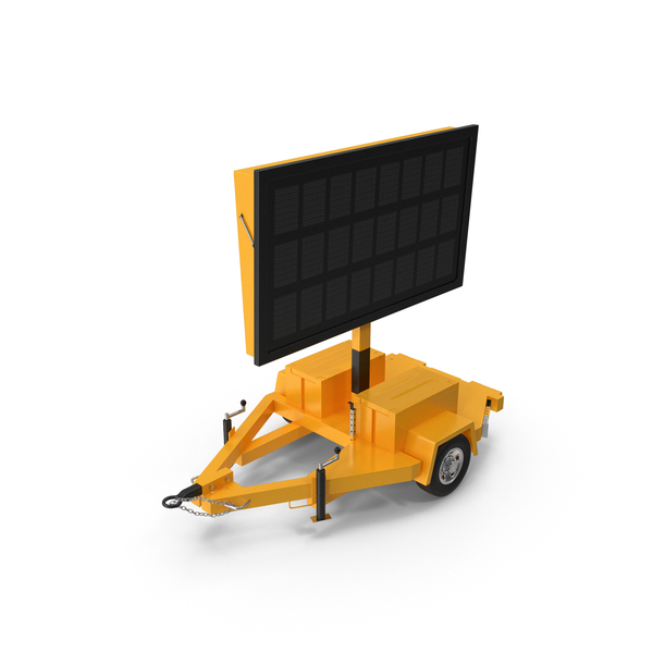 Electronic Traffic Message Sign Turned Off PNG & PSD Images