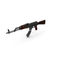 Damaged AK47 AAA Game Weapon PNG & PSD Images