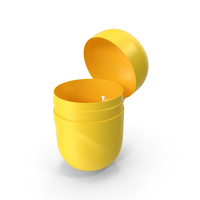 Light Open Kinder Egg Plastic Container PNG & PSD Images