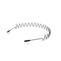 Metal Hairband Wave PNG & PSD Images