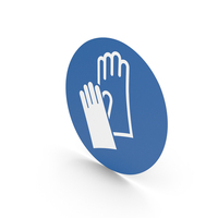 Wear Protective Gloves Sign PNG & PSD Images