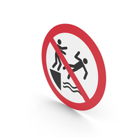 No Pushing Into Water Sign PNG & PSD Images