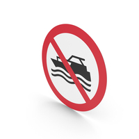 No Mechanically Powered Craft Sign PNG & PSD Images
