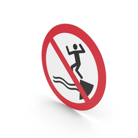 No Jumping Into Water PNG & PSD Images