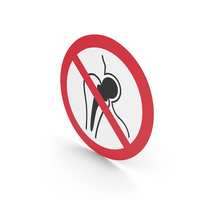 No Access For People With Metallic Implants Sign PNG & PSD Images