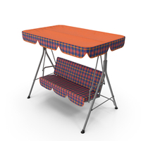 Porch Swing Orange Cage PNG & PSD Images
