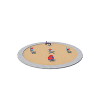 Sawdust Child Playground With Spring Swings PNG & PSD Images