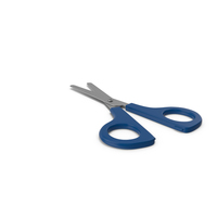 School Scissors Blue PNG & PSD Images