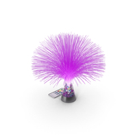 Table LED Lamp Fiber Optic with Remote Violet PNG & PSD Images