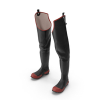 Waterproof Hip Waders for Work Red PNG & PSD Images