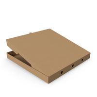 Pizza Box Slightly Opened PNG & PSD Images
