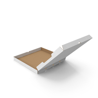 Pizza Box 40 40 4 Opened White PNG & PSD Images
