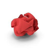 Red Crumpled Paper PNG & PSD Images