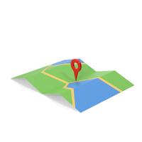 Map Paper And Pin PNG & PSD Images