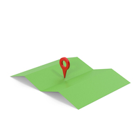 Map Paper And Pin PNG & PSD Images