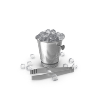 Ice Cube Bucket PNG & PSD Images