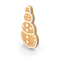 Ginger Cookie Snowman PNG & PSD Images