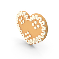 Ginger Cookie Heart PNG & PSD Images