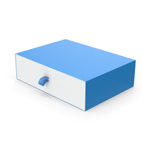 Blue Box Package PNG & PSD Images