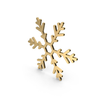 Snowflake Gold PNG & PSD Images