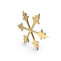 Snowflake Gold PNG & PSD Images