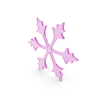 Snowflake Pink Glass PNG & PSD Images