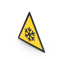 Low Temperature Hazard Sign PNG & PSD Images