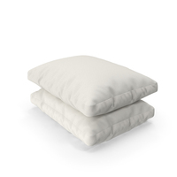 Two Pillows Base White PNG & PSD Images