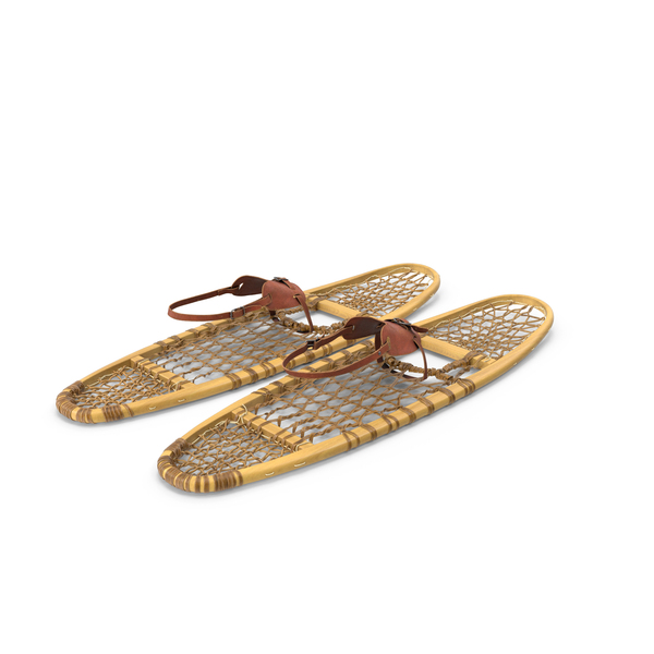 Canadian Wood Snowshoes Ready To Wear PNG & PSD Images