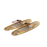 Canadian Wood Snowshoes Ready To Wear PNG & PSD Images