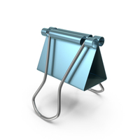 Blue Binder Attach Clip PNG & PSD Images