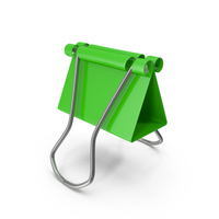 Green Binder Attach Clip PNG & PSD Images