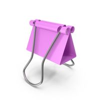 Pink Binder Attach Clip PNG & PSD Images