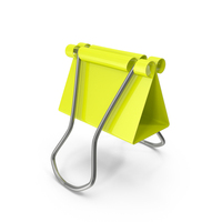 Yellow Binder Attach Clip PNG & PSD Images
