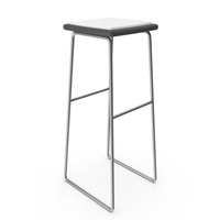 Black And White Long Bar Stool PNG & PSD Images