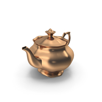 Bronze Teapot PNG & PSD Images