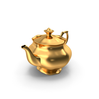 Gold Teapot PNG & PSD Images