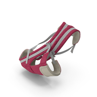 Soft Structured Baby Carrier Pink Lying Position PNG & PSD Images