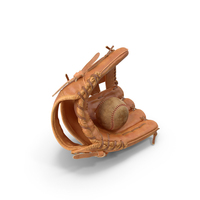 Softball Glove with Ball PNG & PSD Images