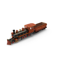 Steam Train And Freight Wagon PNG & PSD Images