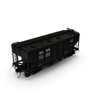 Two Bay Covered Hopper PNG & PSD Images