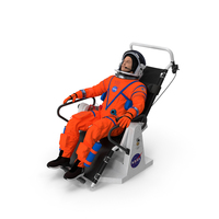 NASA Astronaut In A Training Chair PNG & PSD Images