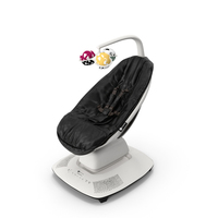 4Moms MamaRoo Multi Motion Baby Swing Black PNG & PSD Images