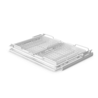 Dishwasher Basket Isolated Clay PNG & PSD Images