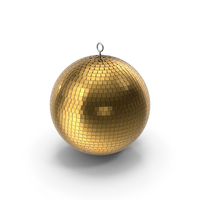 Gold Yellow Disco Ball PNG & PSD Images