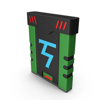 SciFi Access Key Cartridge Green PNG & PSD Images