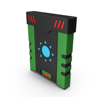 SciFi Access Key Cartridge Green PNG & PSD Images