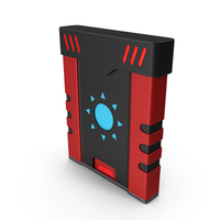 SciFi Access Key Cartridge Red PNG & PSD Images