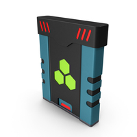 SciFi Access Key Cartridge Blue PNG & PSD Images